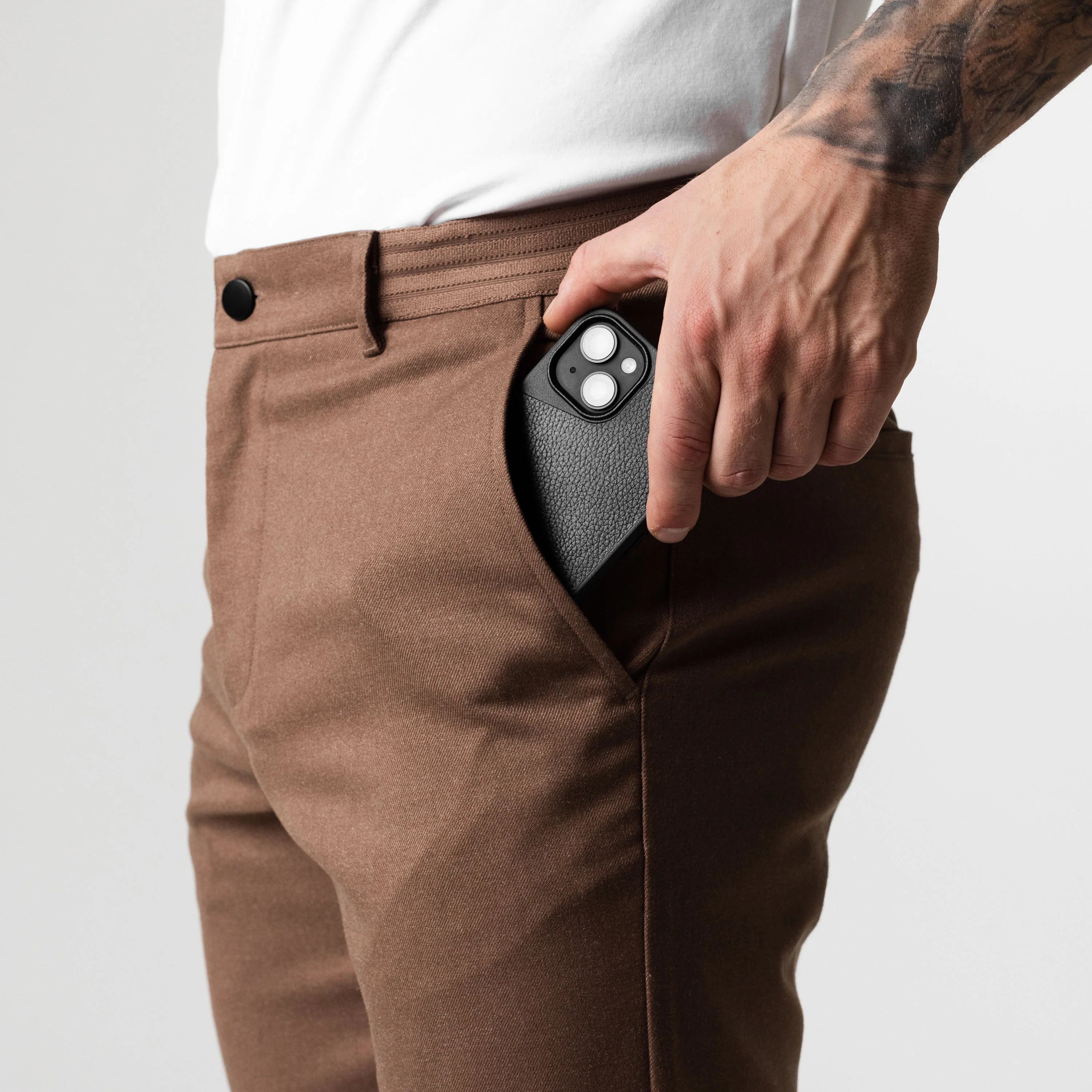 Active Chinos V2 - Brown - Image 4