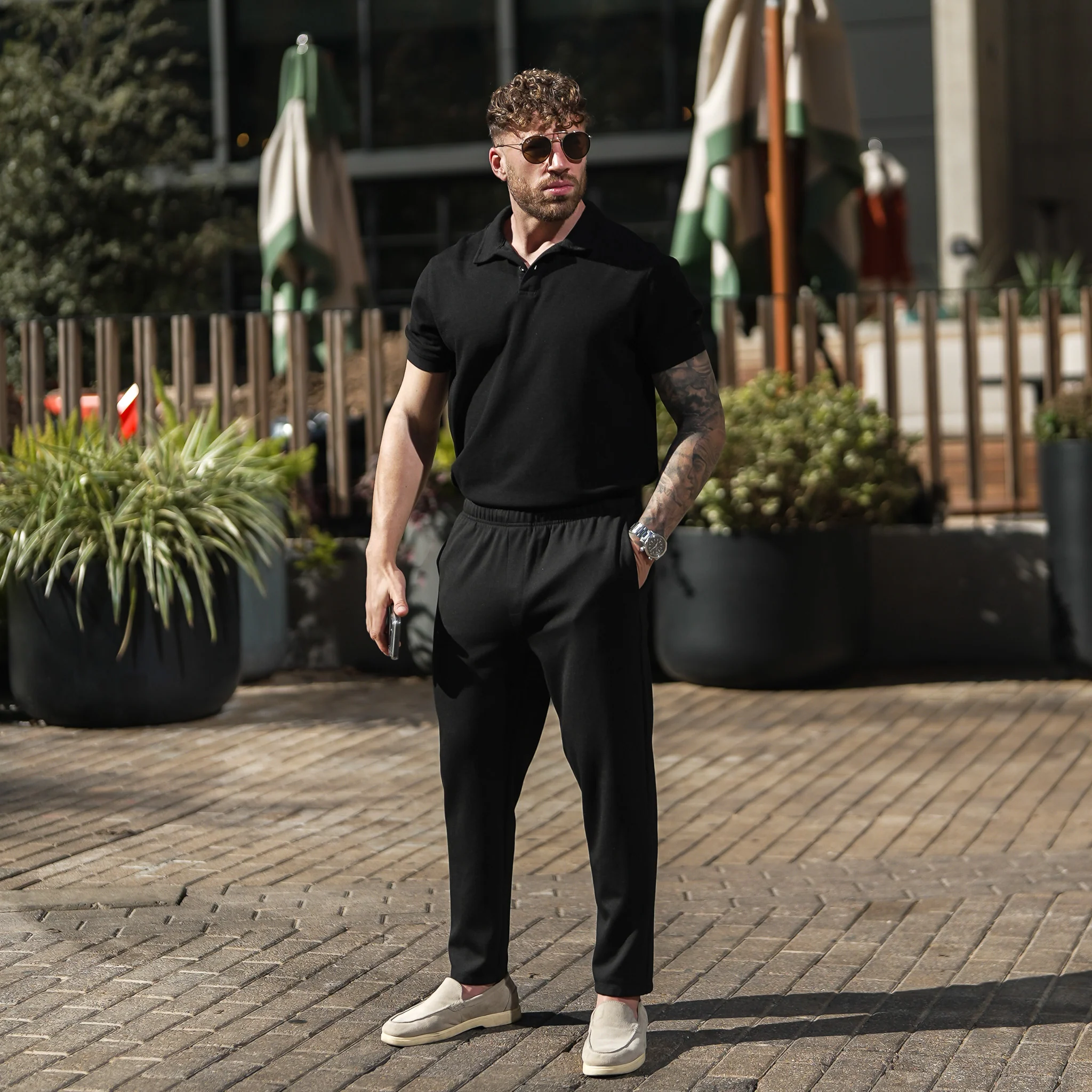 Casual Chinos V2 - Black - Image 2