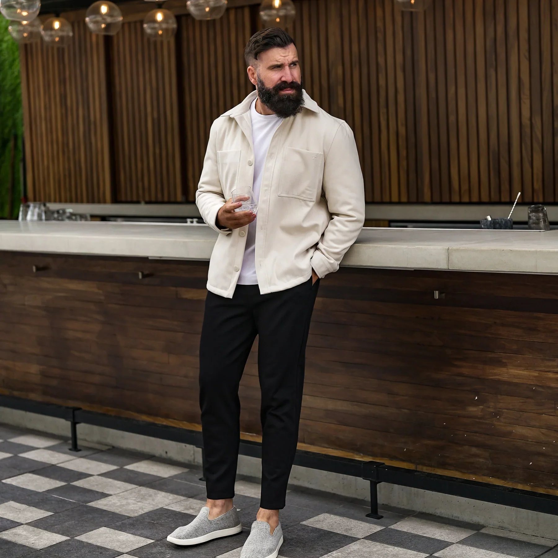 Casual Chinos V2 - Black - Image 3