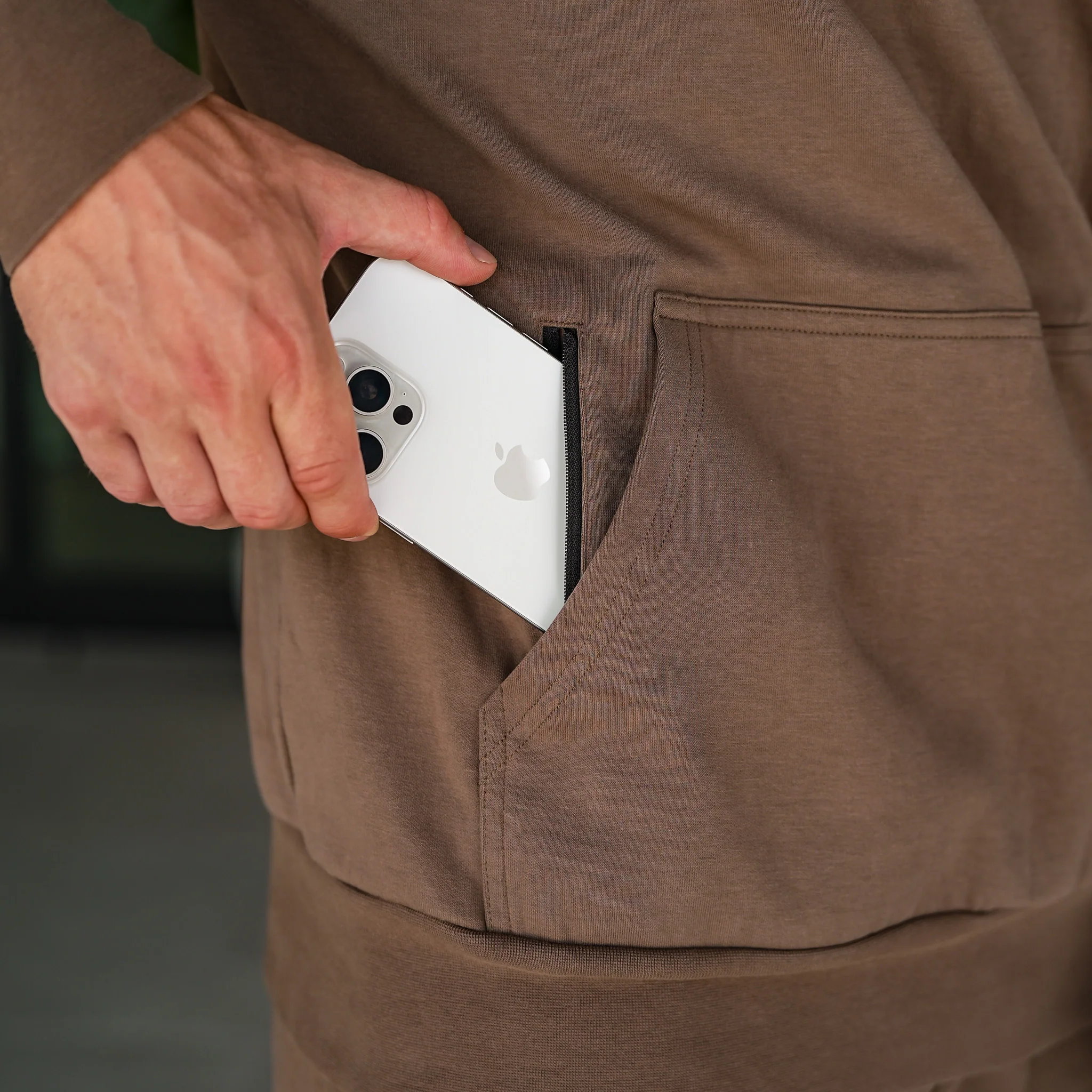 Element Hoodie - Brown - Image 7