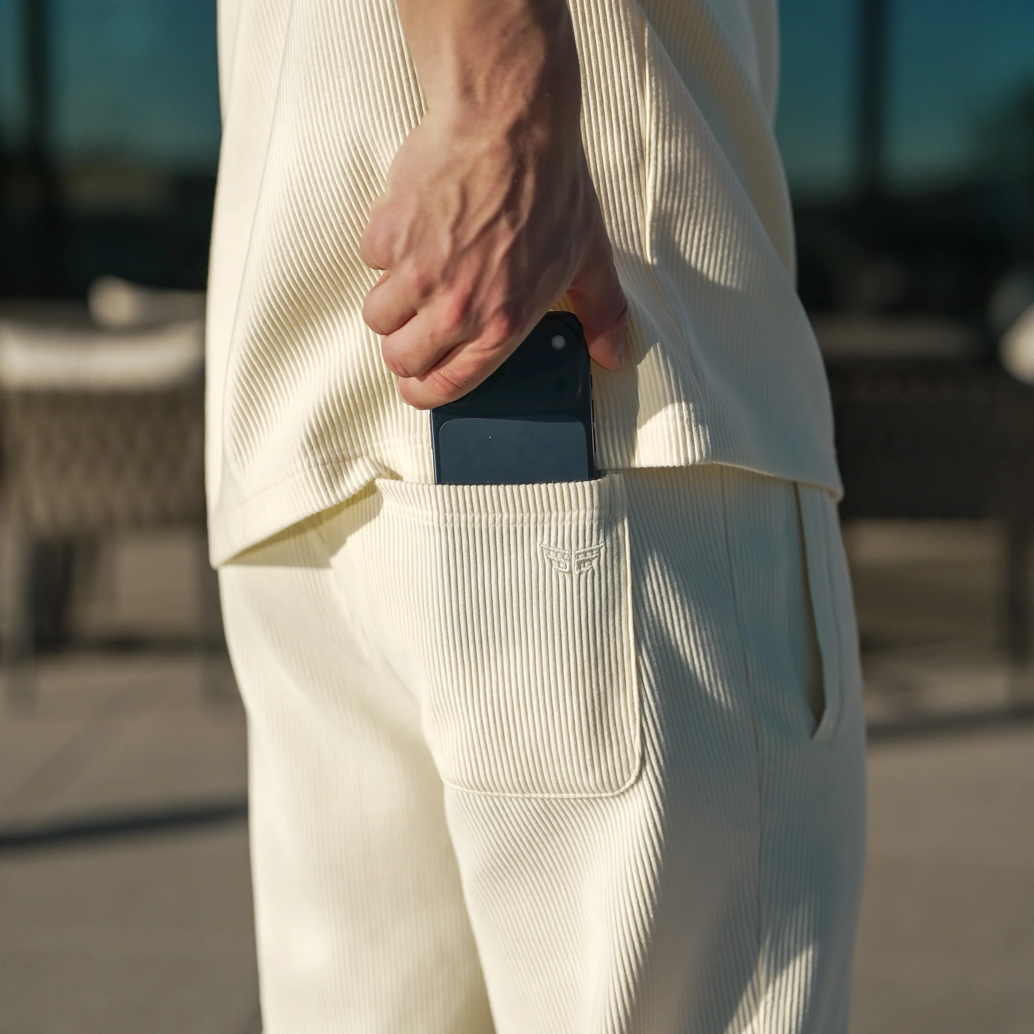 Lisbon Pants - Cream - Image 4