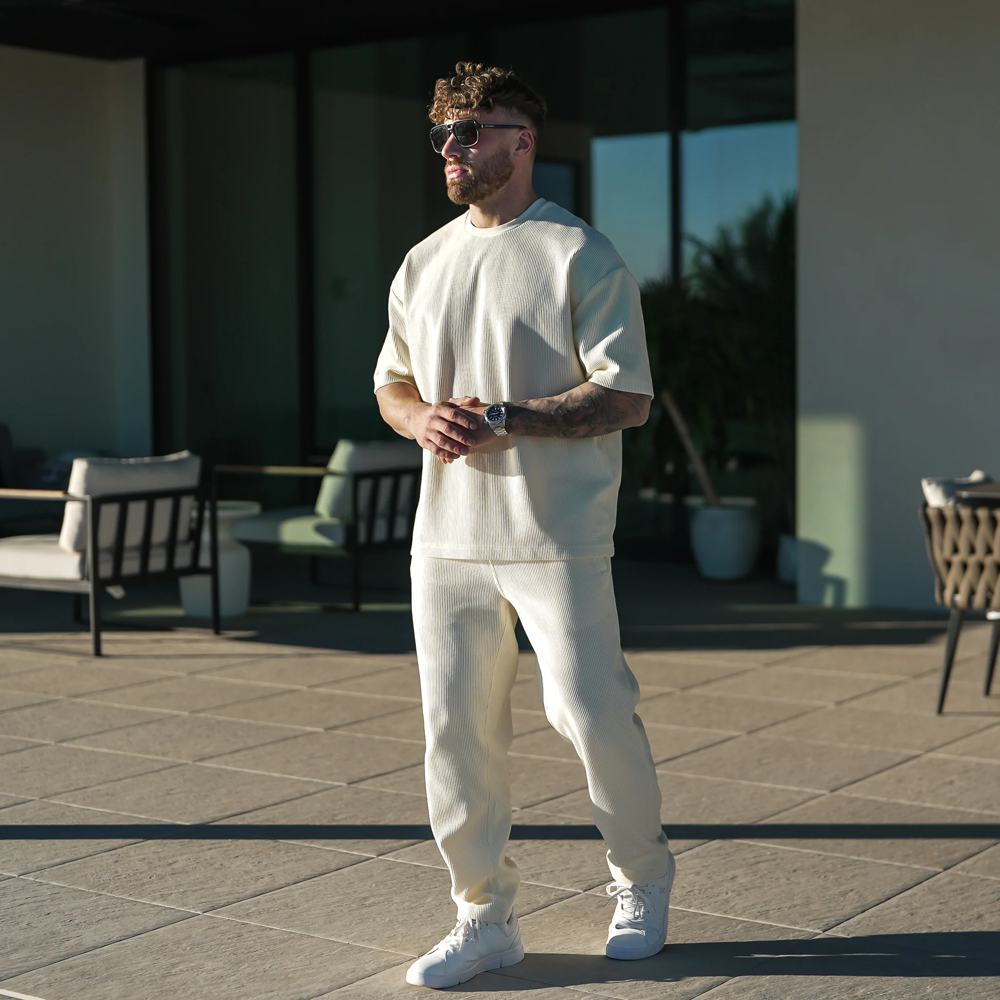 Lisbon Pants - Cream - Image 7