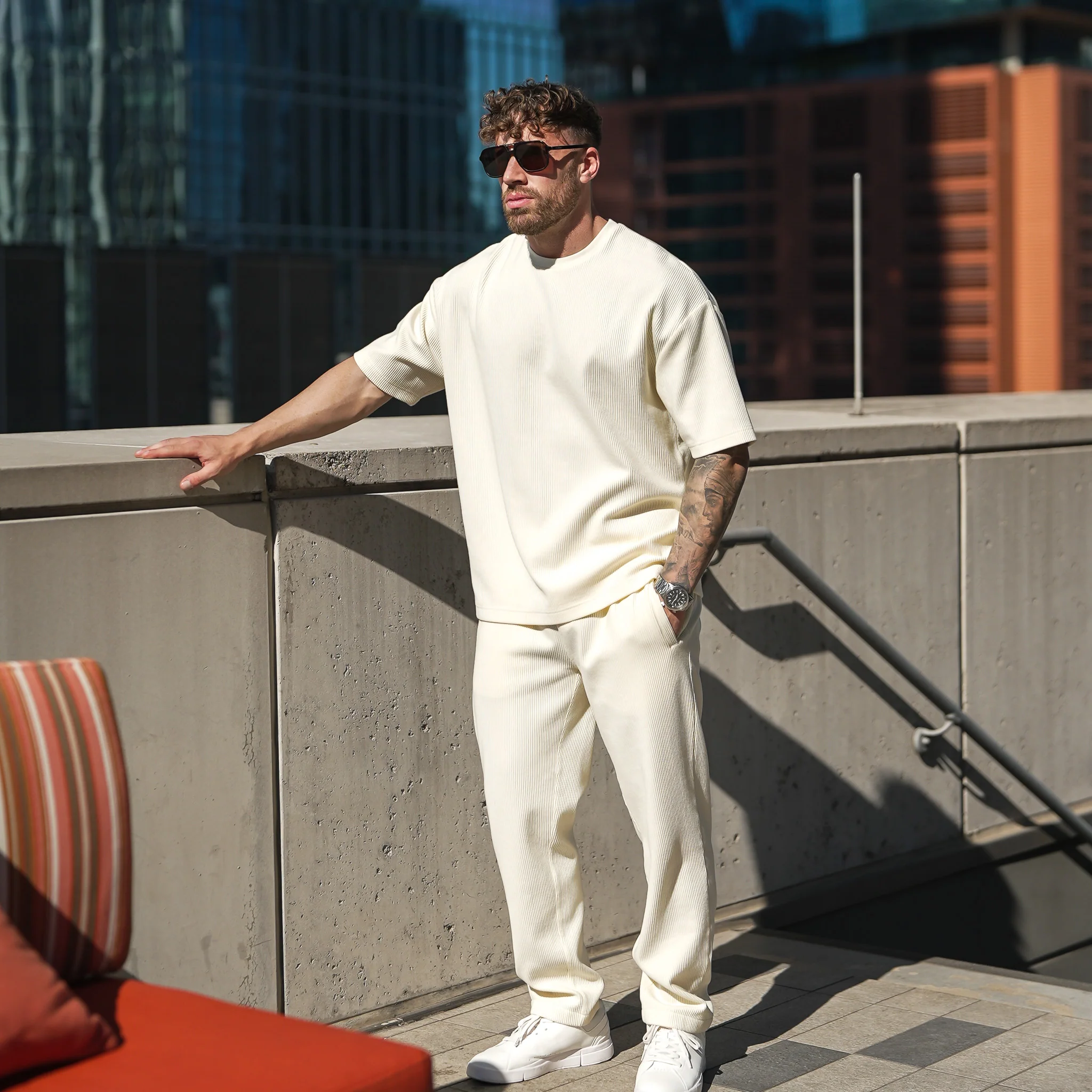Lisbon Tee - Cream - Image 2