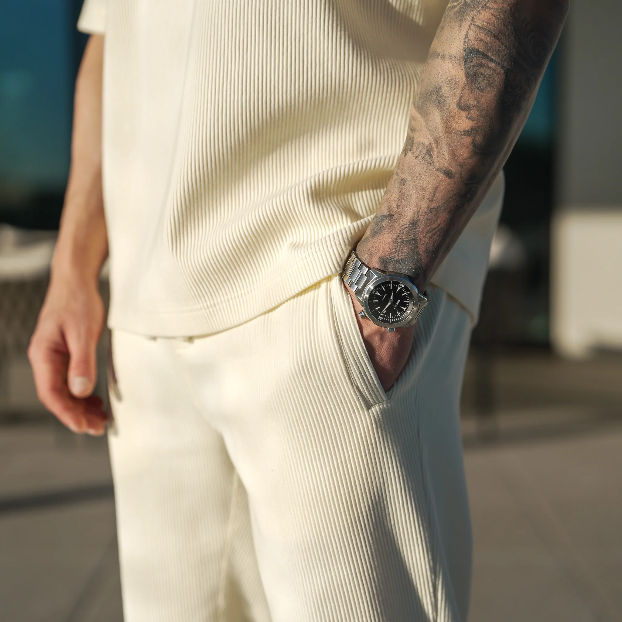 Lisbon Tee - Cream - Image 4