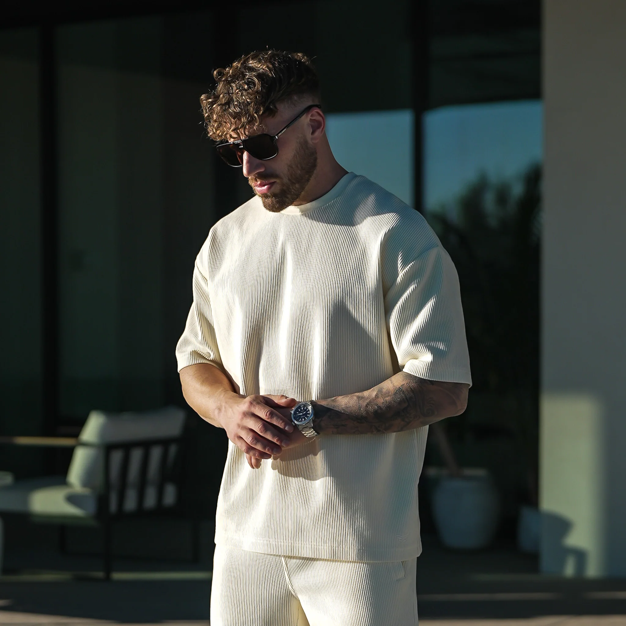 Lisbon Tee - Cream - Image 7
