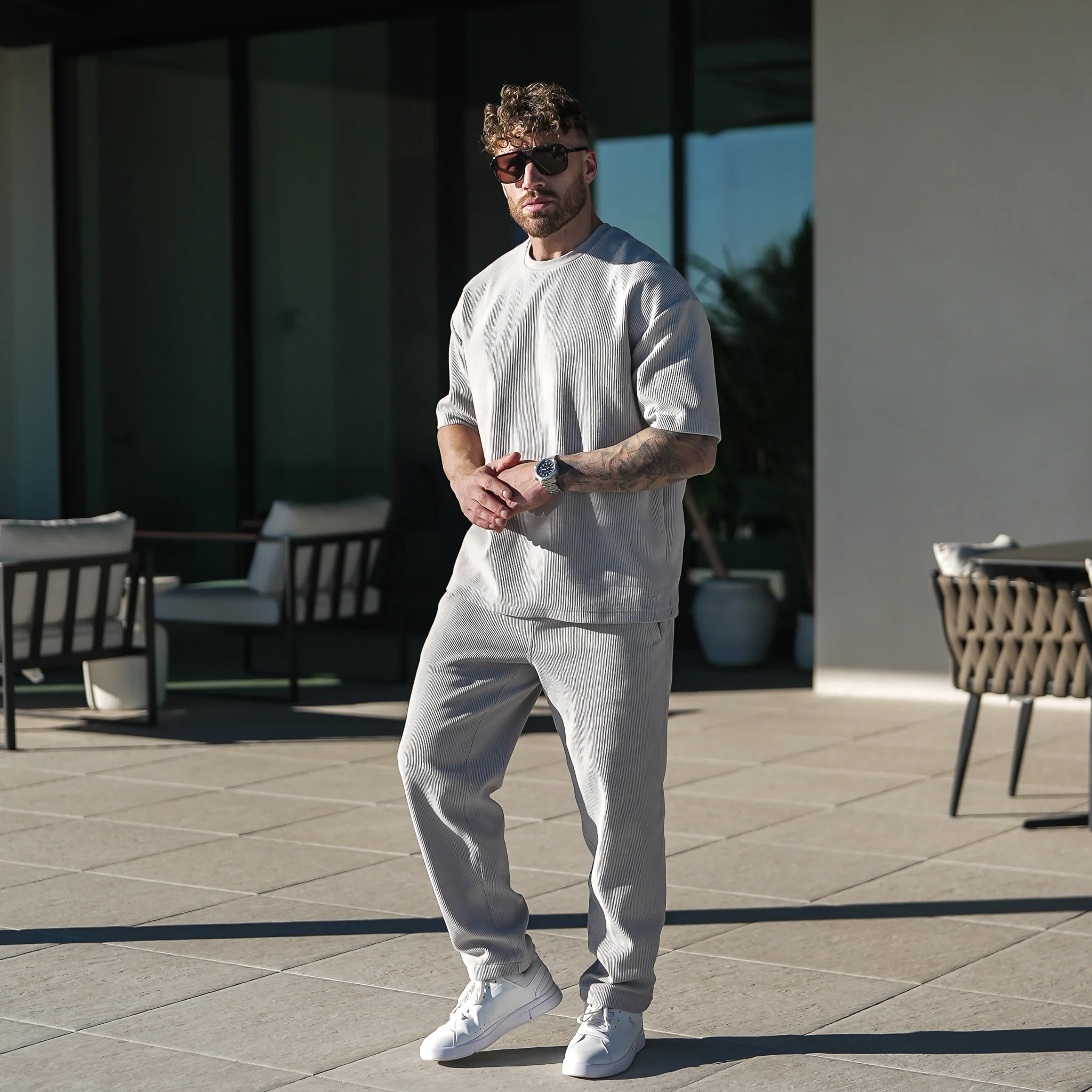 Lisbon Tee - Grey - Image 7