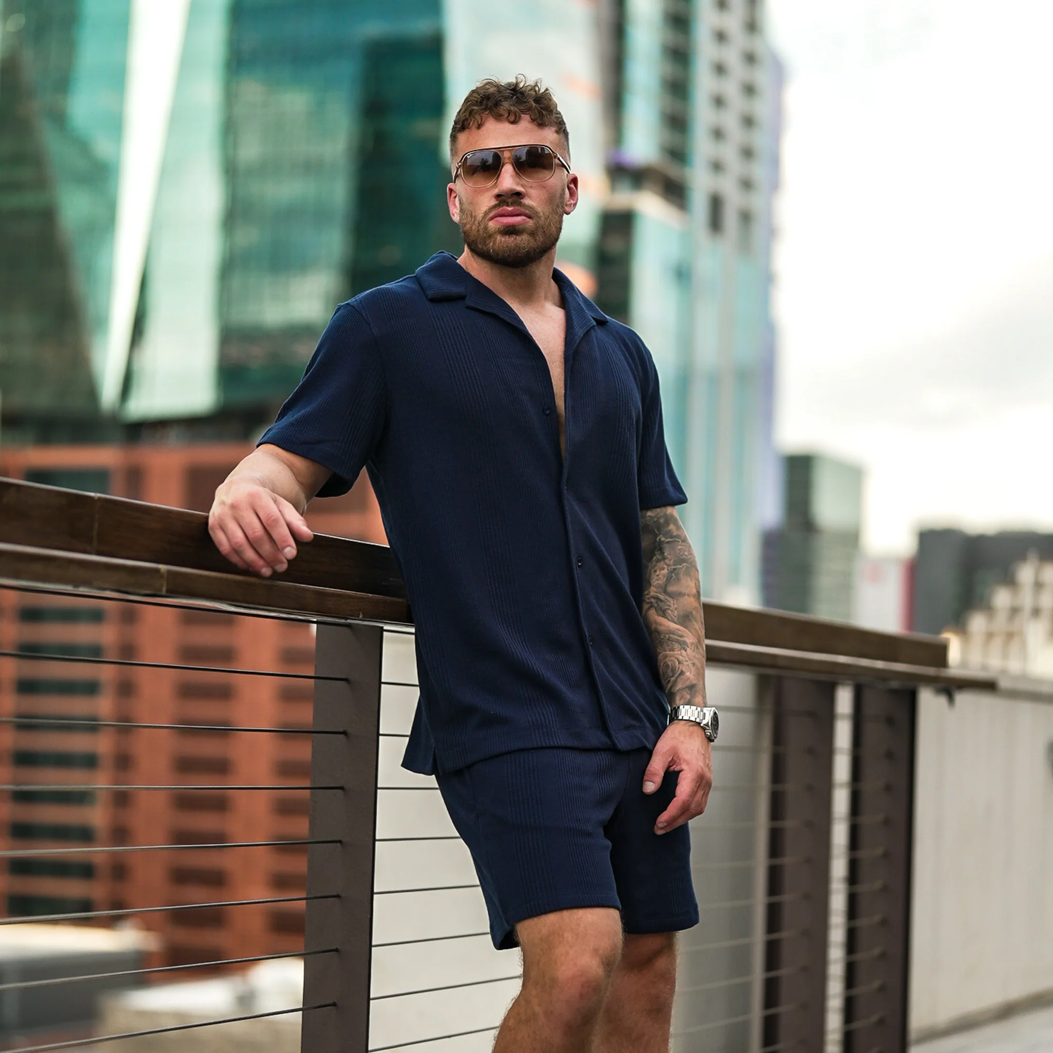Marbella Shorts - Navy - Image 3