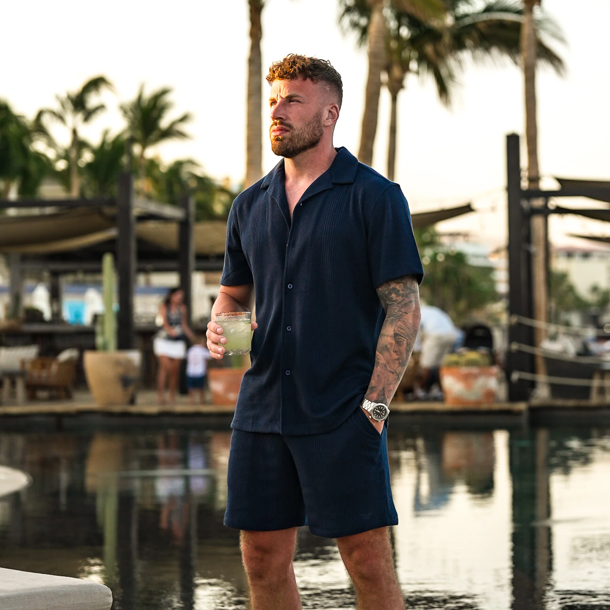 Marbella Shorts - Navy - Image 4