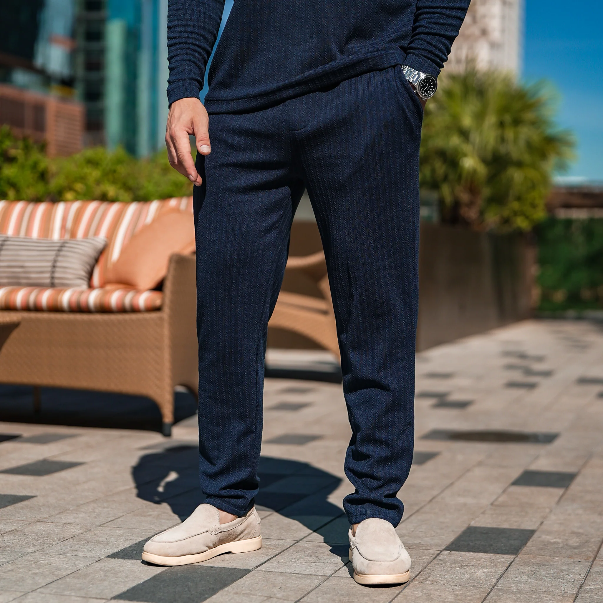 Monaco Pants - Navy - Image 5