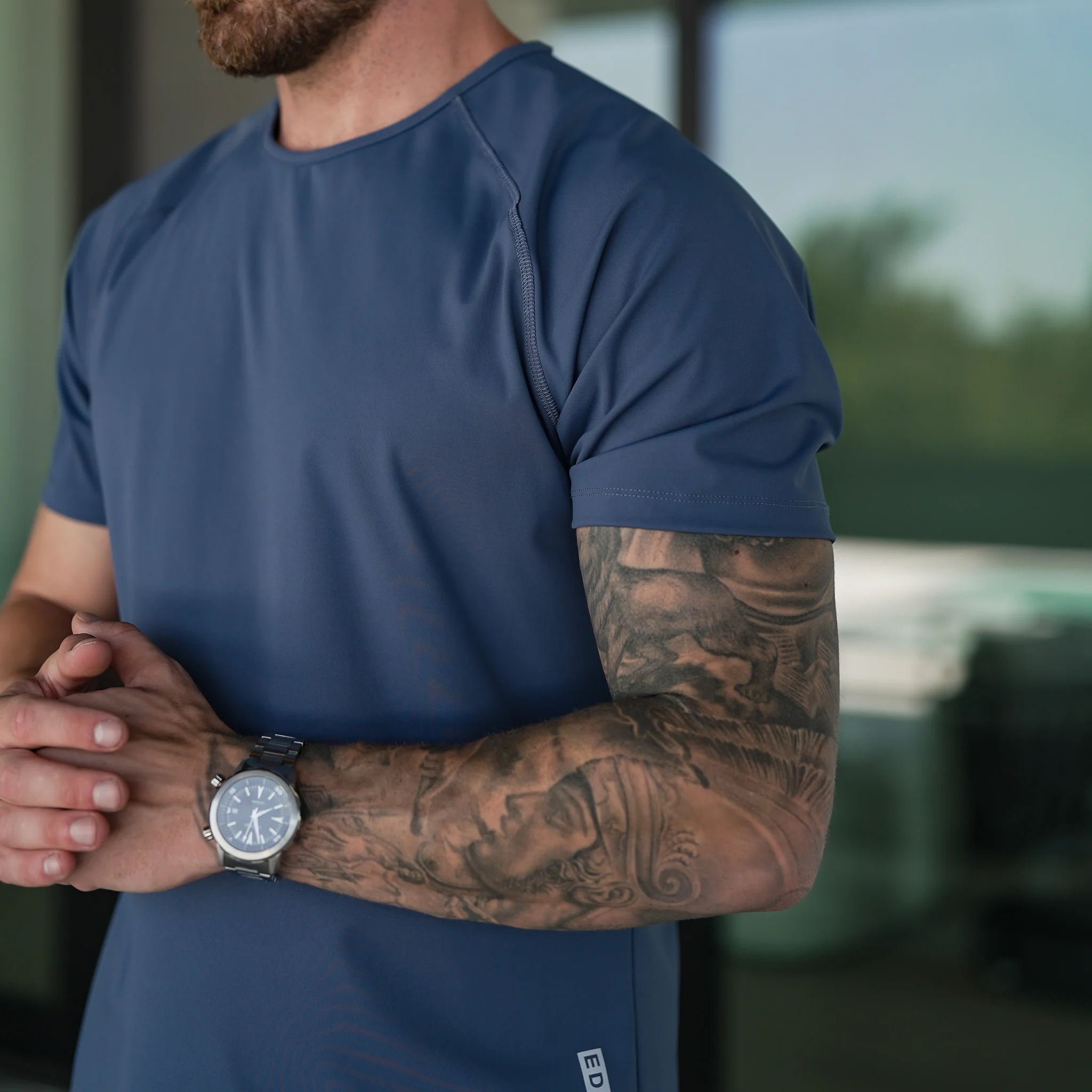 Performance Tee - Steel Blue - Image 5