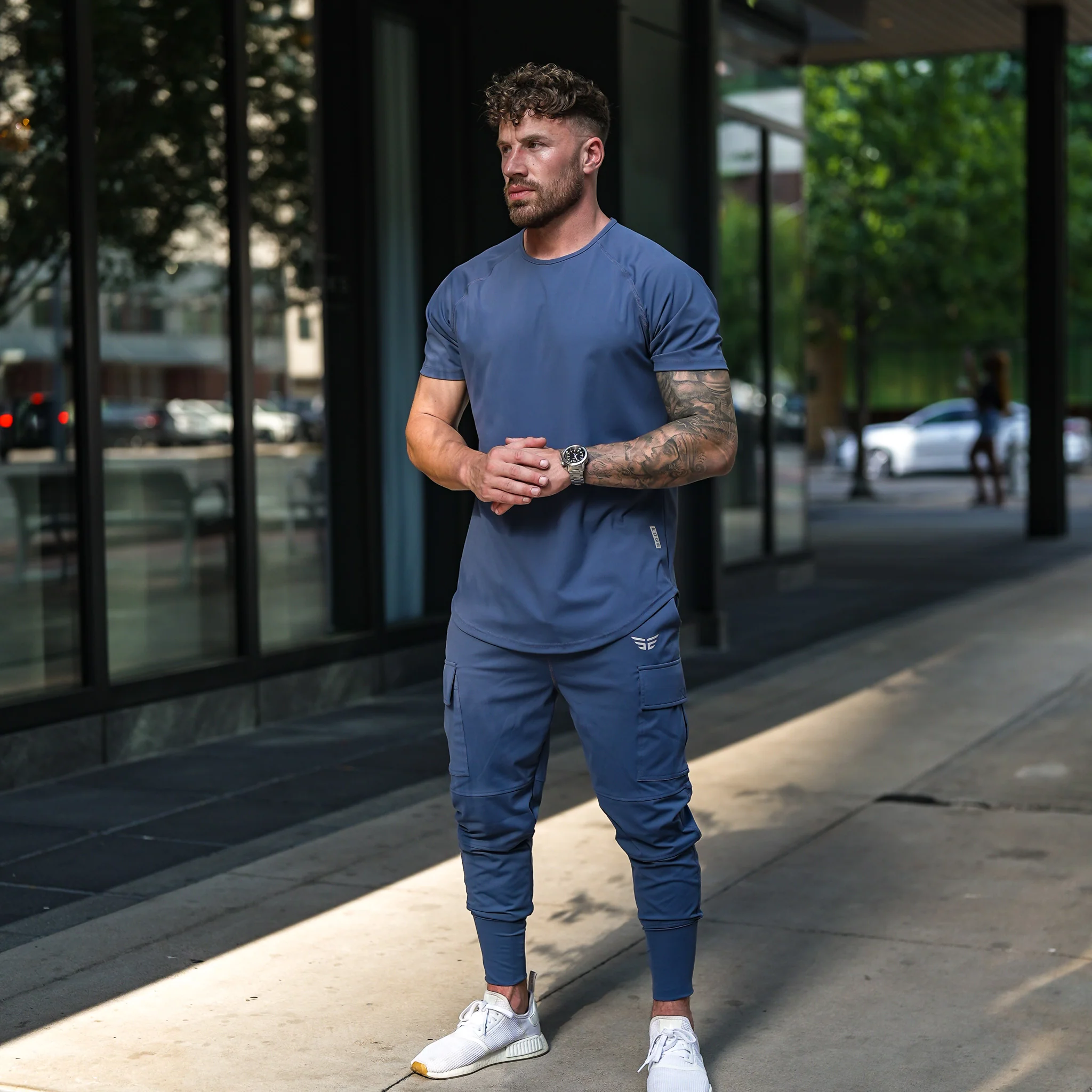Performance Tee - Steel Blue - Image 6
