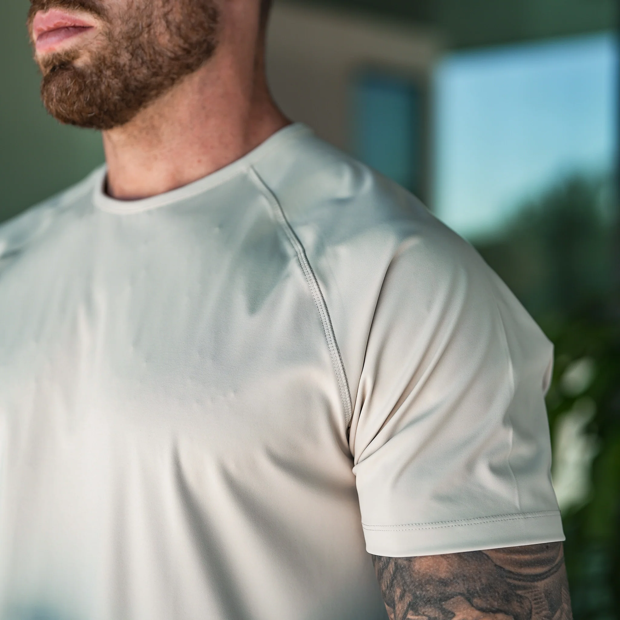 Performance Tee - Cream - Image 5