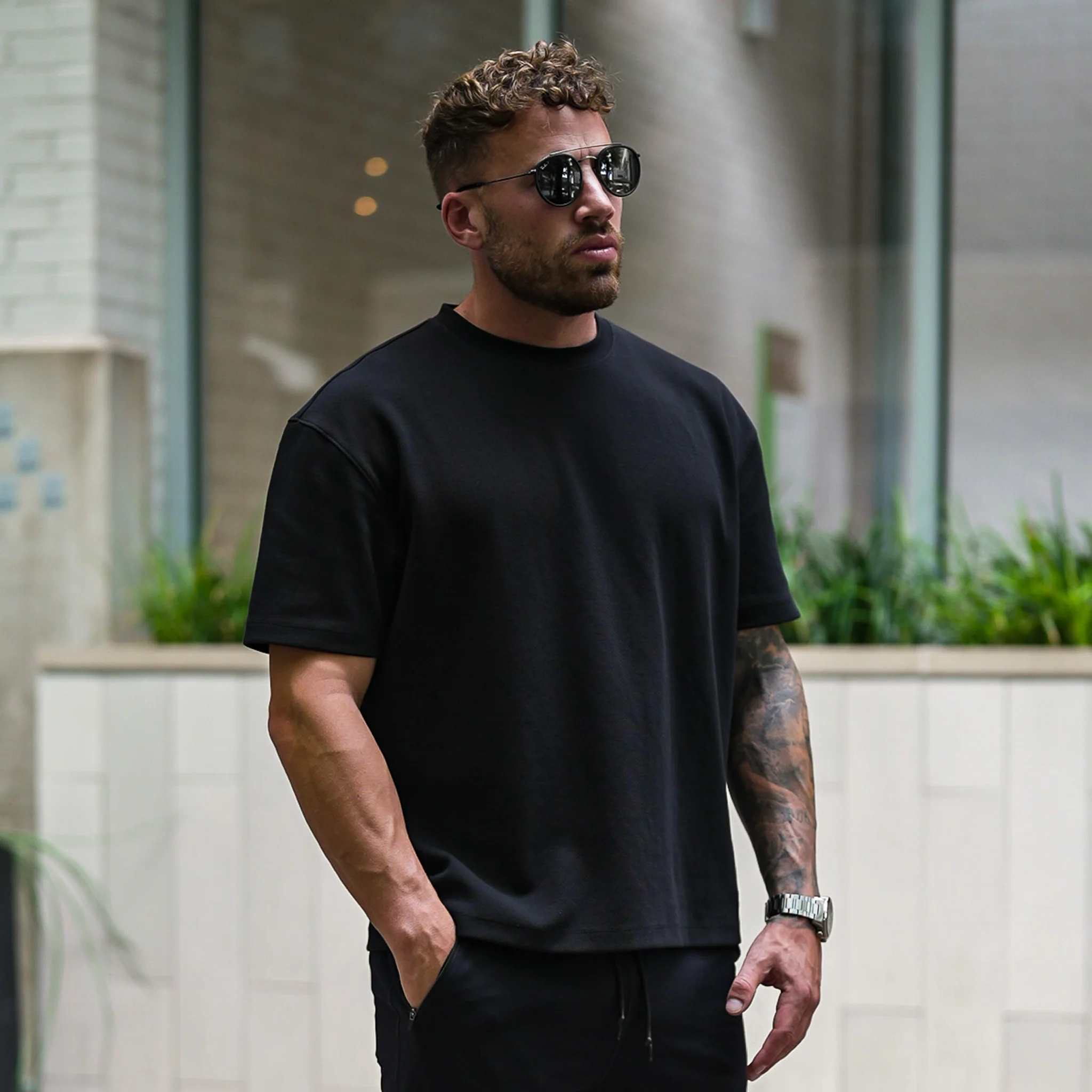 Shadow Tee - Black - Image 5