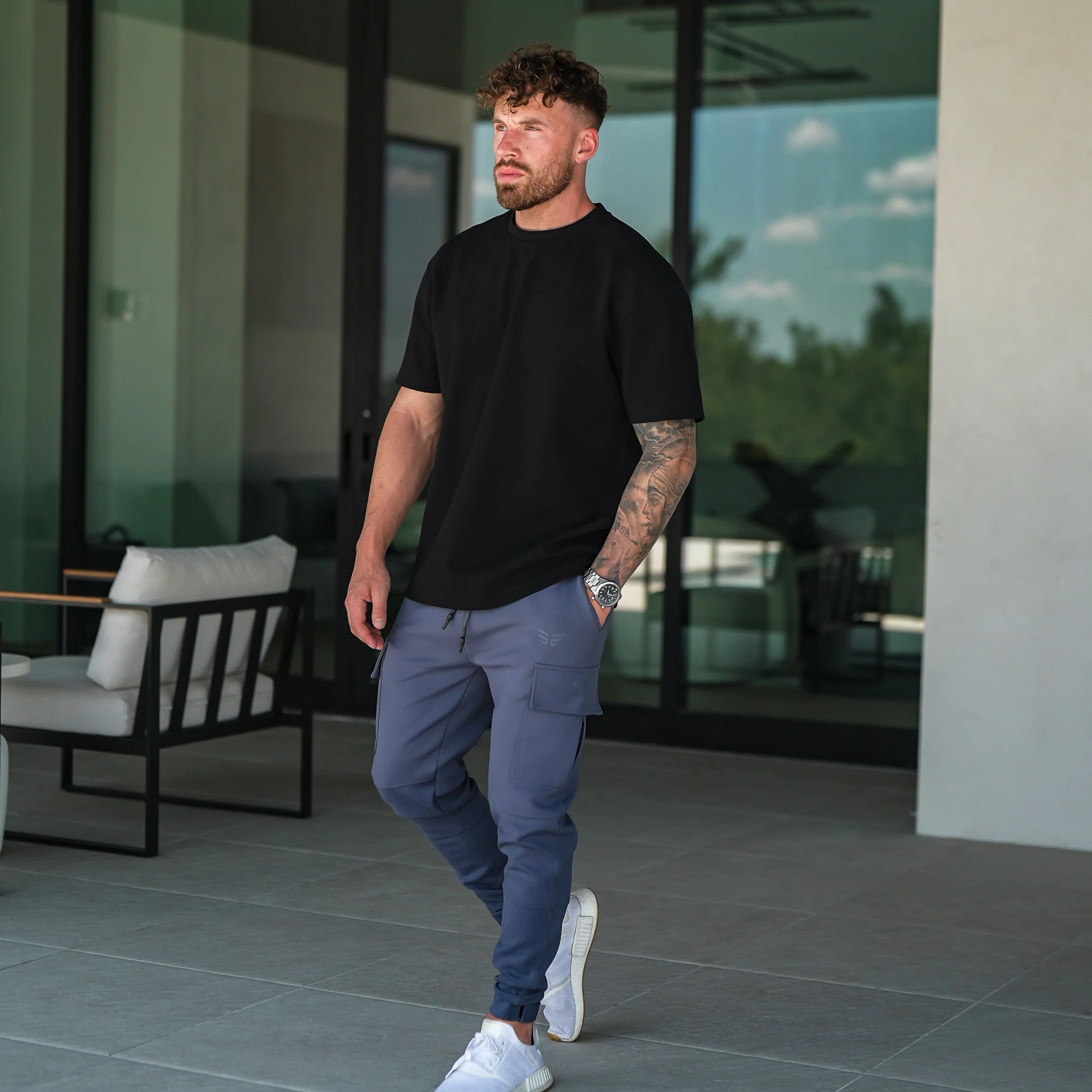 Tech Joggers - Steel Grey - Image 2