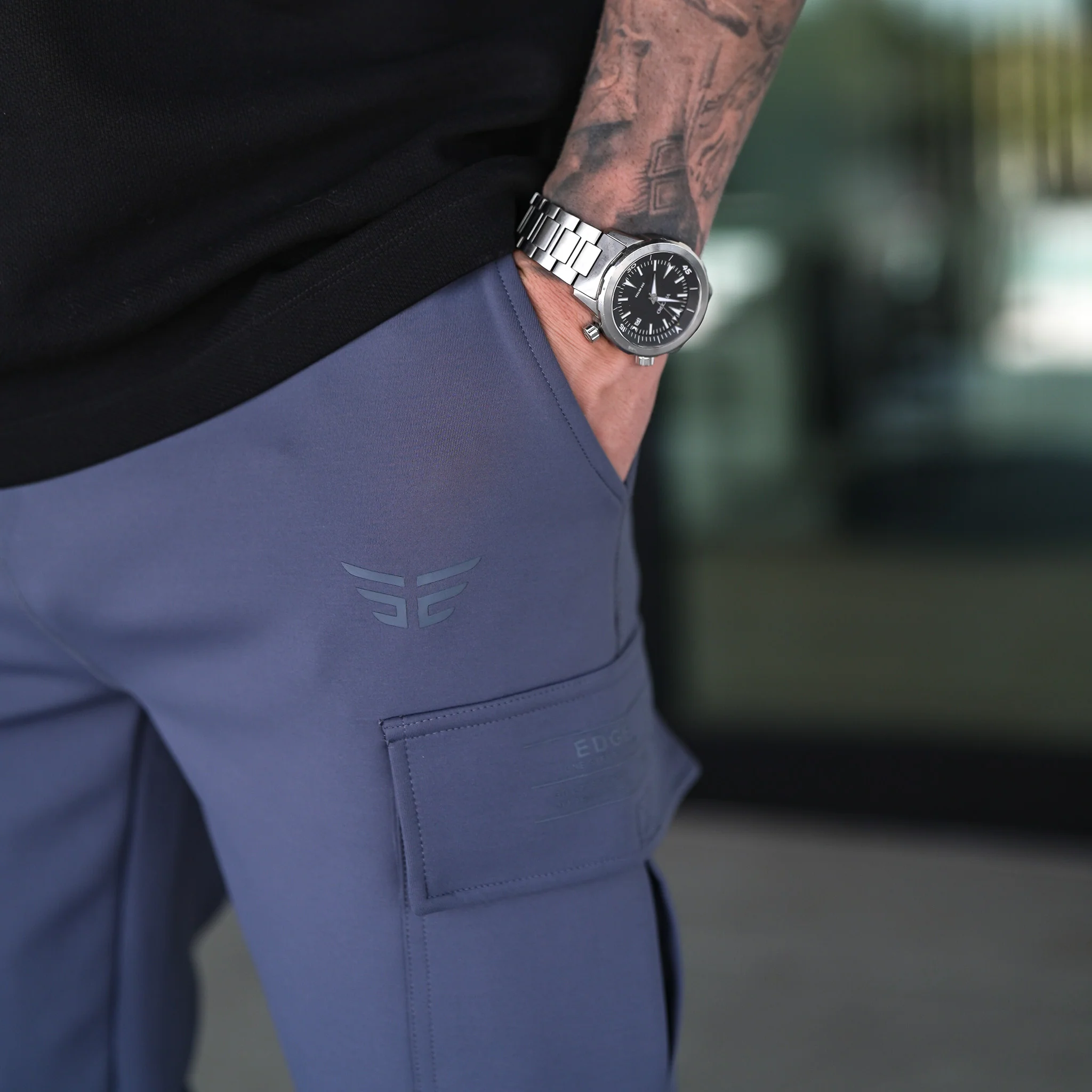 Tech Joggers - Steel Grey - Image 3