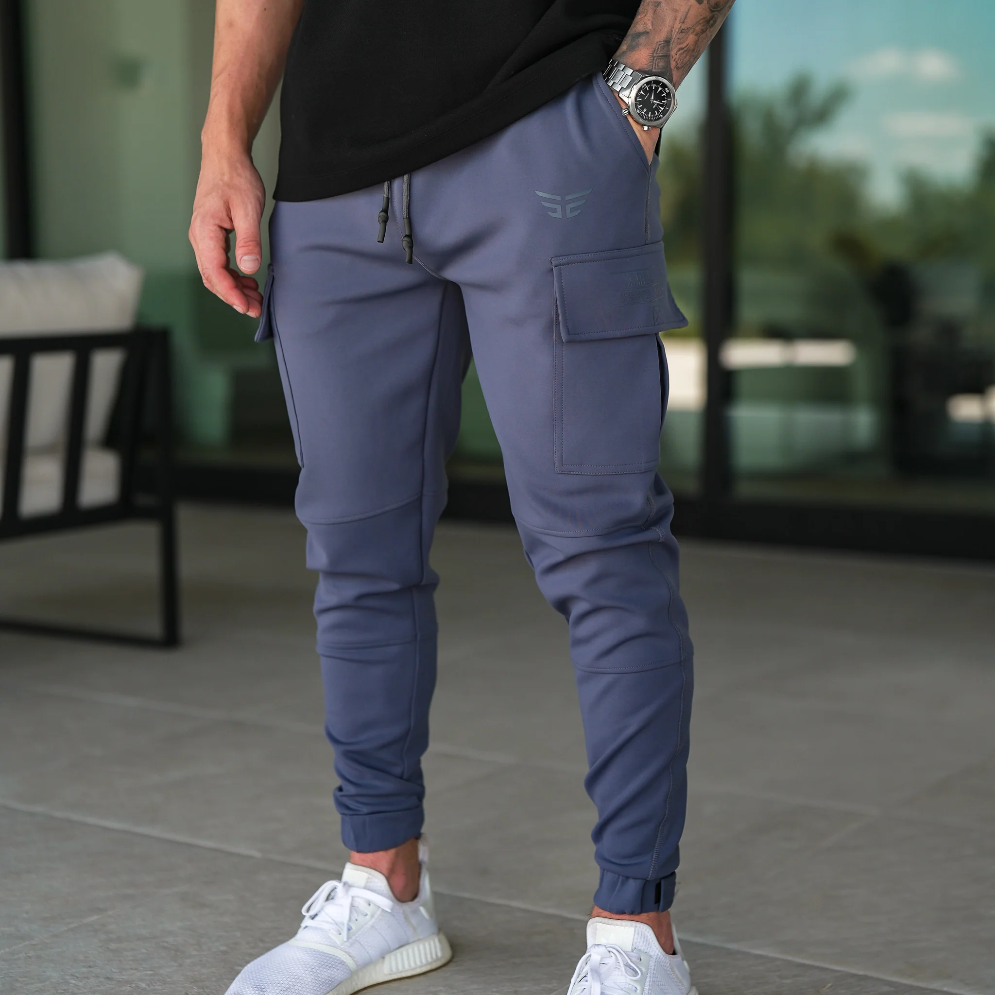 Tech Joggers - Steel Grey - Image 7
