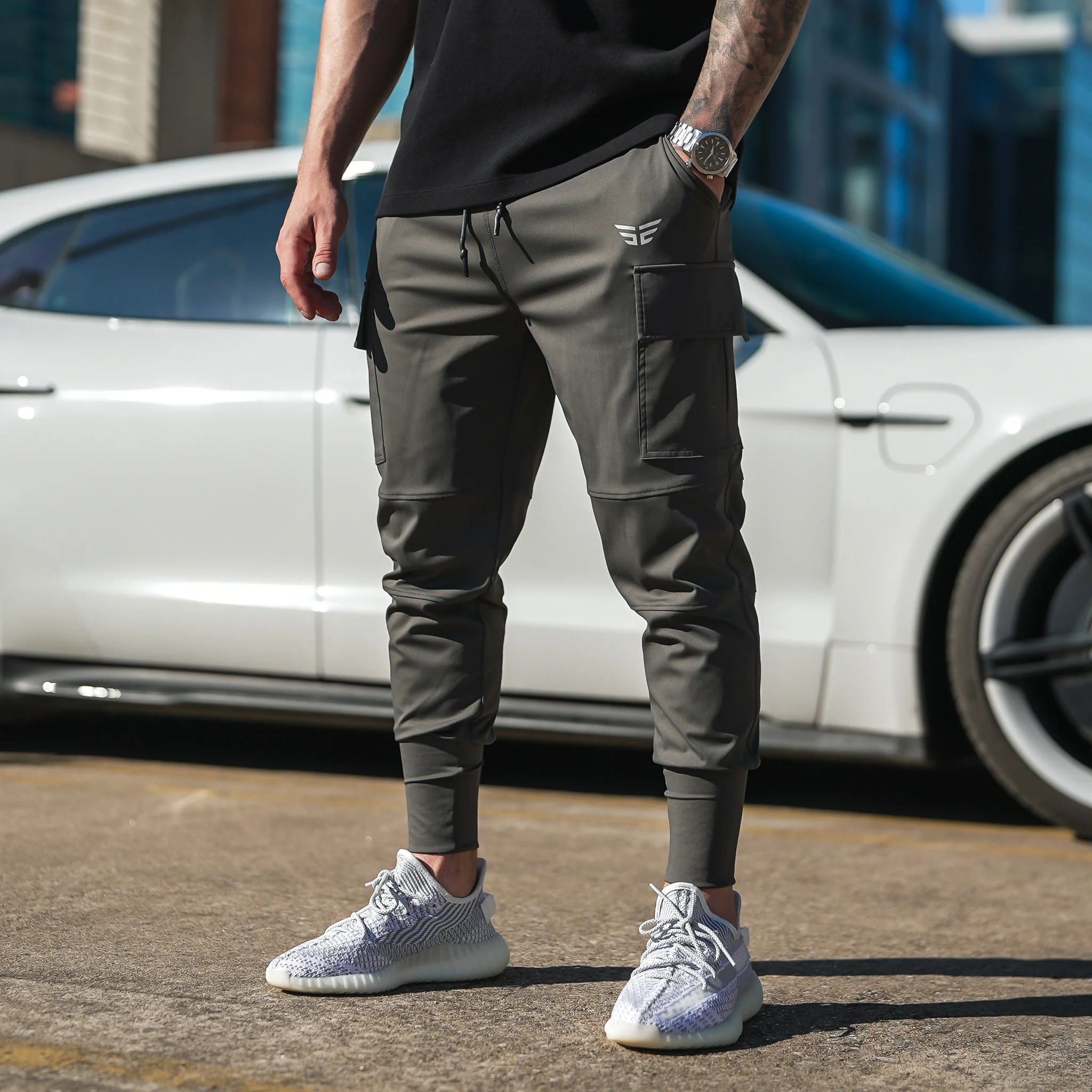 Performance Tech Joggers - Forged Green