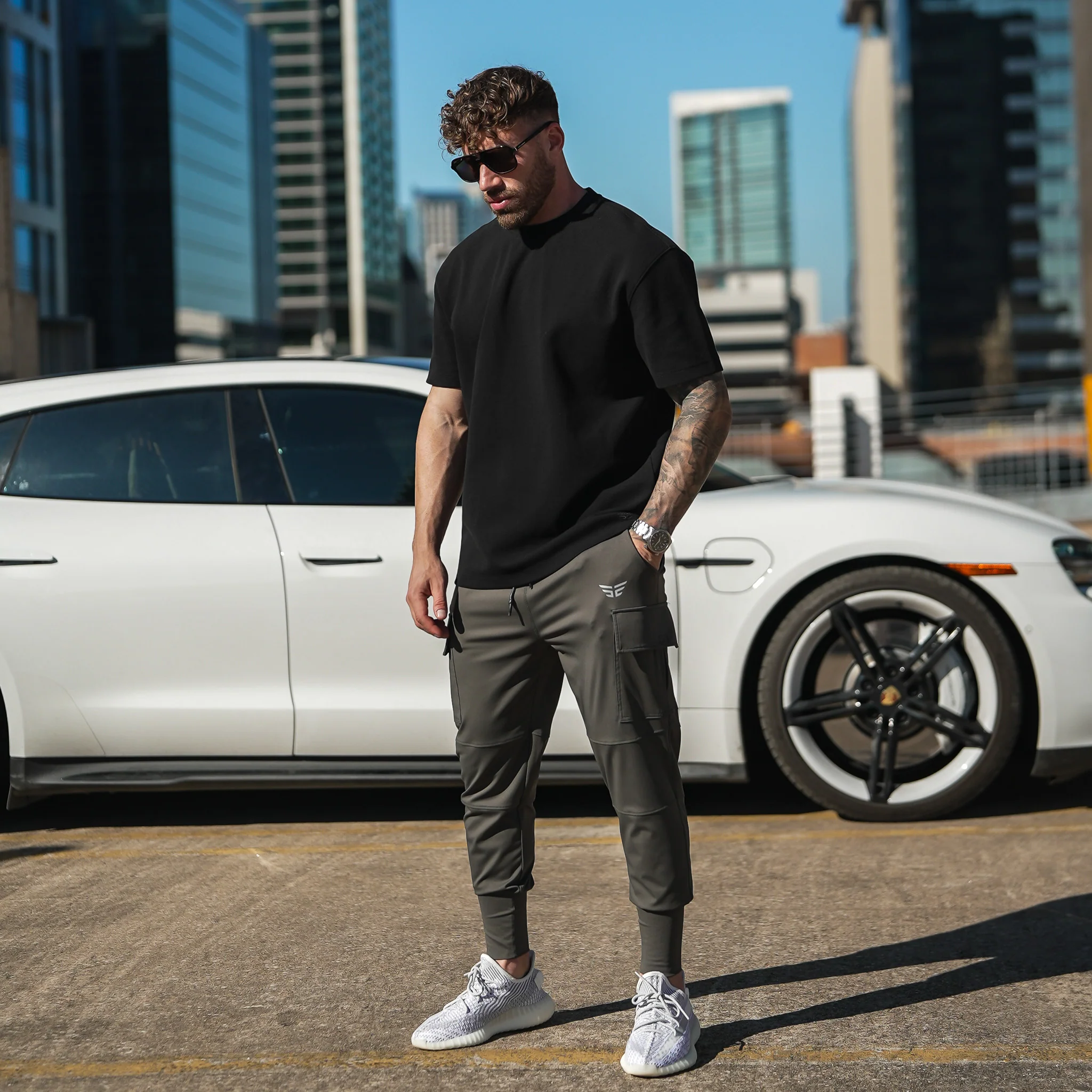 Performance Tech Joggers - Forged Green - Image 2