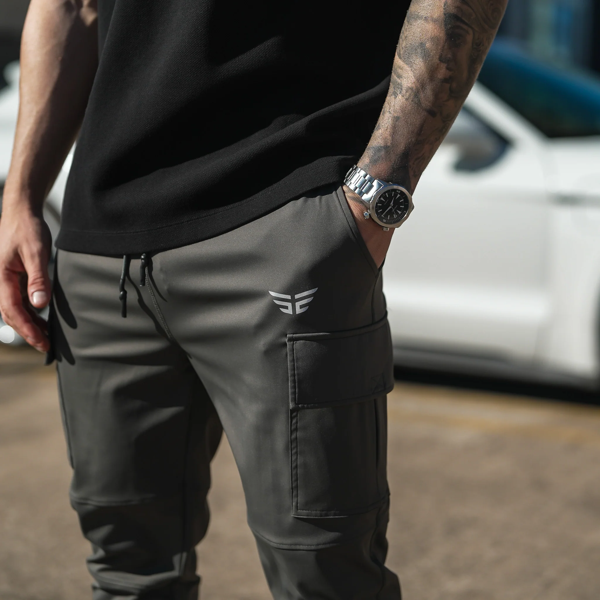 Performance Tech Joggers - Forged Green - Image 4